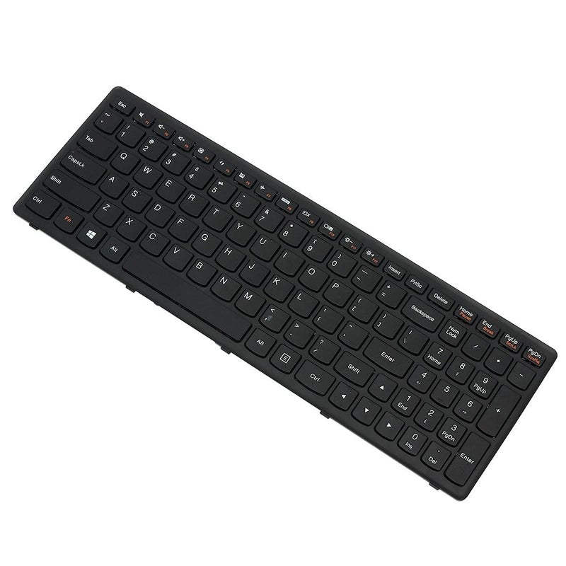 Wefly لوحة مفاتيح لابتوب متوافقة مع Lenovo IdeaPad G500S G505S S500 S510 S510P Z510 Flex15 25211050 (أسود) - Image 4