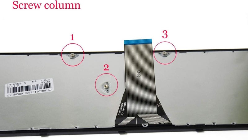 Wefly لوحة مفاتيح لابتوب متوافقة مع Lenovo IdeaPad G500S G505S S500 S510 S510P Z510 Flex15 25211050 (أسود) - Image 3