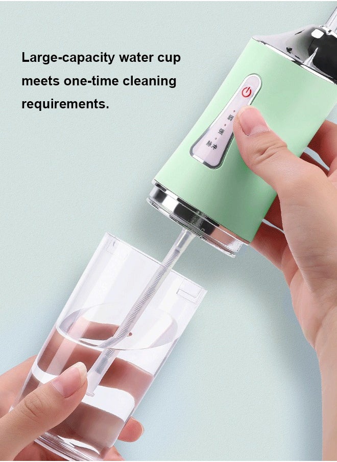 Generic - Portable Dental Water Flosser Green - Image 1