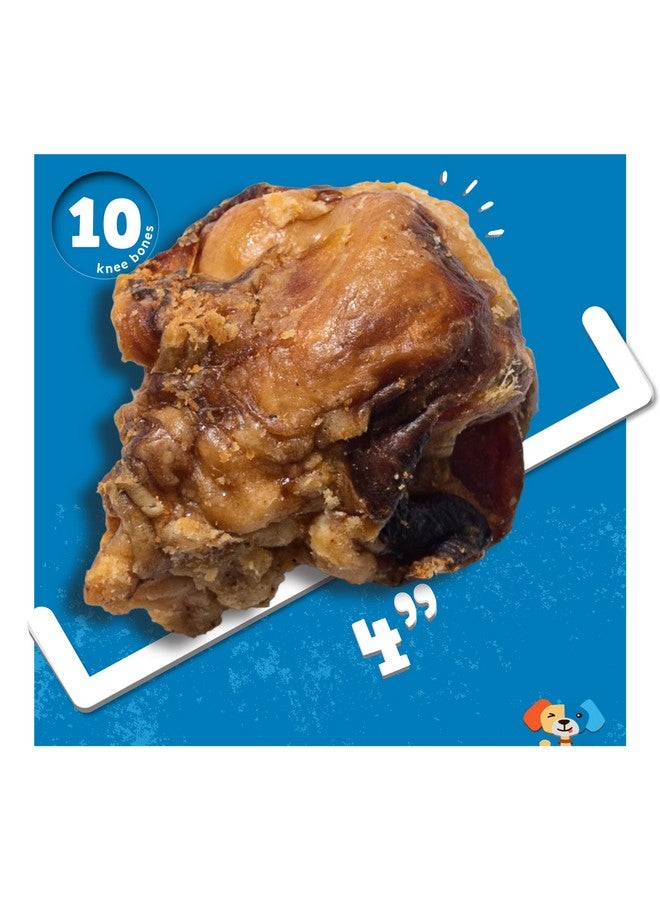 Jack&Pup Knee Bones Dog Treats | Roasted Dog Chew Bones | Single Ingredient All Natural Long Lasting Dog Bone Savory Smoked Beef Flavor (10 Pack) - Image 5