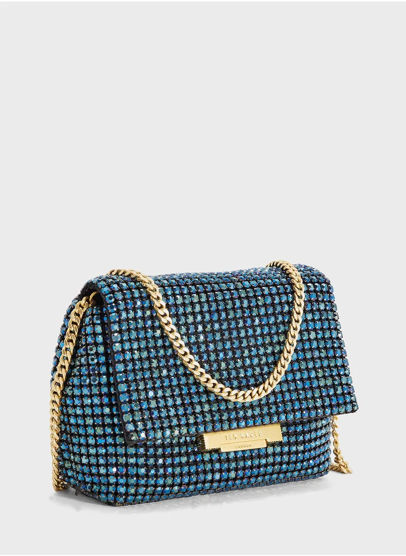 Ted Baker Gliters Crystal Mini Cross Body Bag