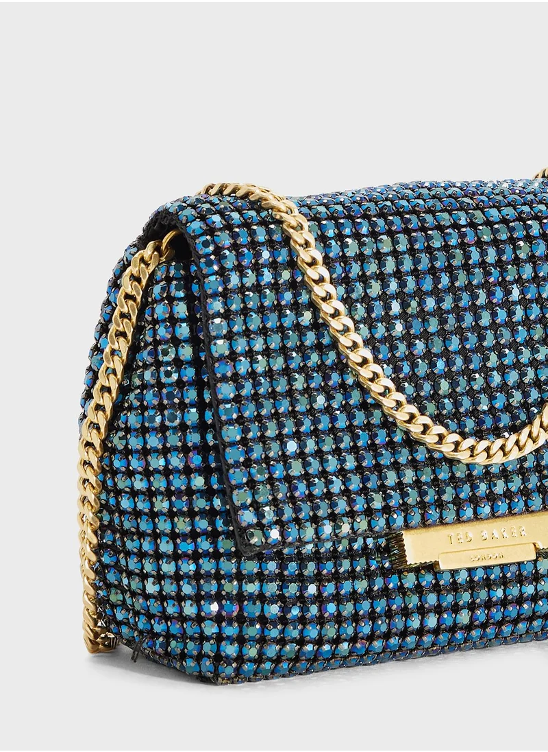 Ted Baker Gliters Crystal Mini Cross Body Bag