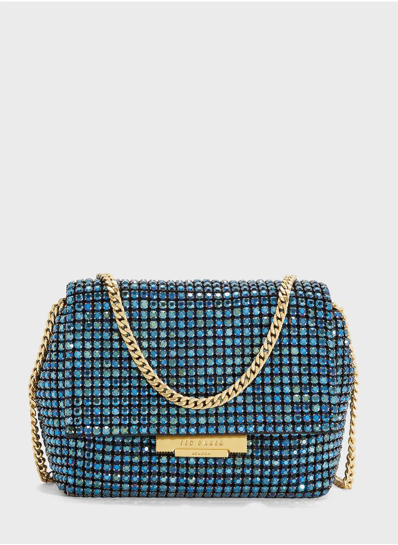 Ted Baker Gliters Crystal Mini Cross Body Bag