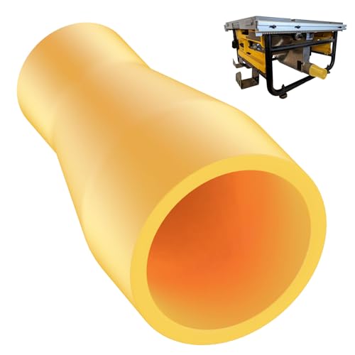 ZHONGXIA Table Saw Vacuum Adapter Connecting 2 1/2" Table Saw Outlet Connected to 1 7/8" Shop Vac Hose for Dewalt DWE7491RS DWE7491 Table Saw Dust Collector - Yellow - Image 1