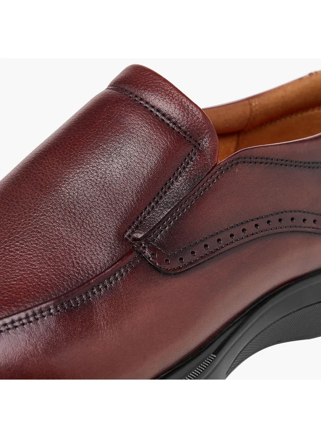 Le Confort Men Textured Slip-On Loafers
