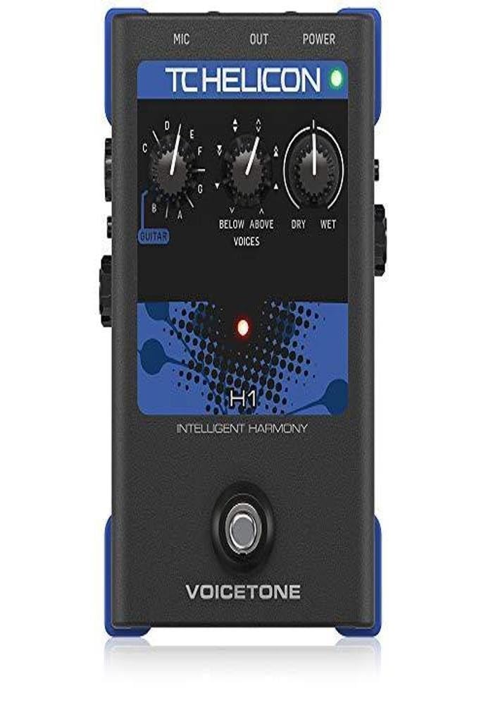 TC Helicon VOICETONE H1 Single-Button Stompbox for Realistic Guitar Controlled Vocal Harmony - Image 1