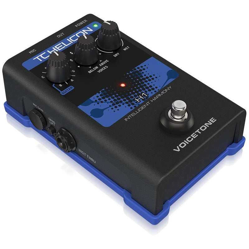 TC Helicon VOICETONE H1 Single-Button Stompbox for Realistic Guitar Controlled Vocal Harmony - Image 2