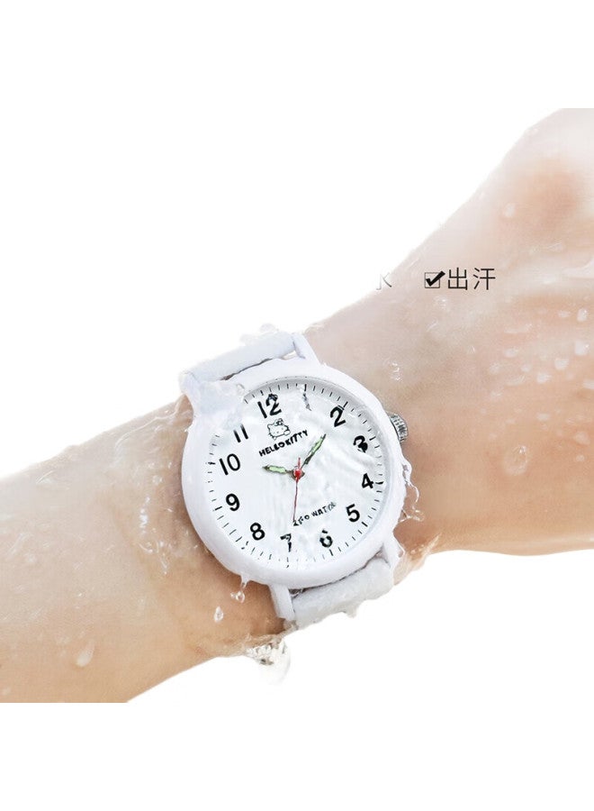 ZGO Hello Kitty Watch For Women, Quartz Electronic Watch, Quiet Exam Wristwatch For Middle And High School Students, Back-To Gift, 2103 Black - Image 1