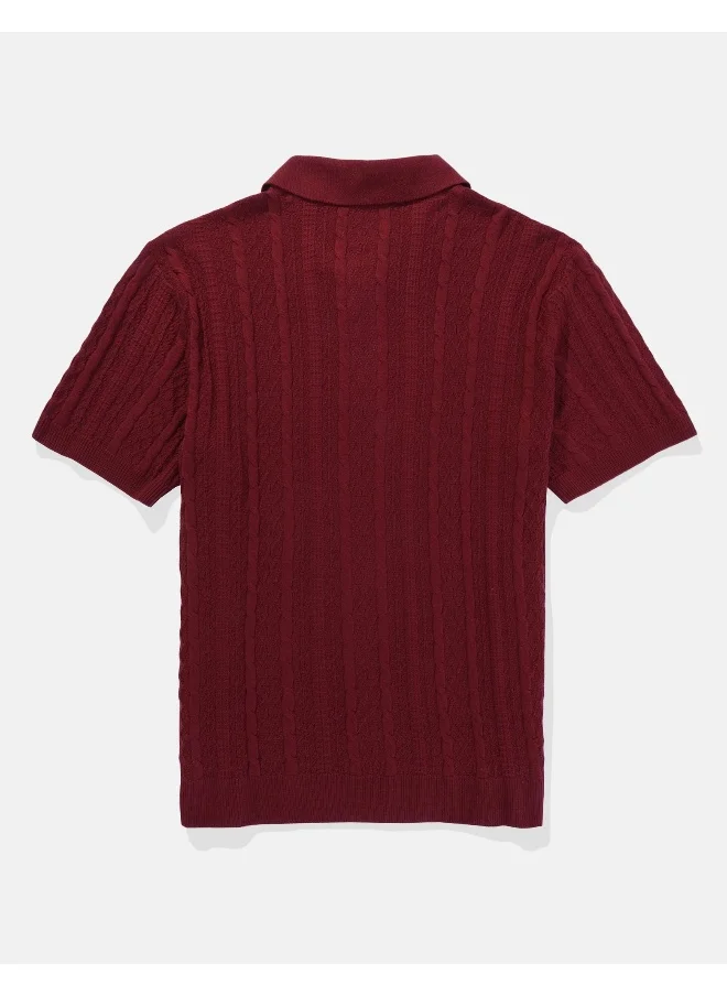 امريكان ايجل Textured Polo Shirt