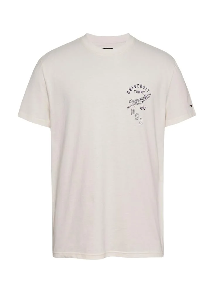 TOMMY JEANS Graphic Logo Crew Neck T-Shirt