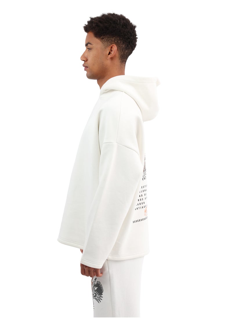 ASTK Wide relaxed printed hoodie  - Image 2