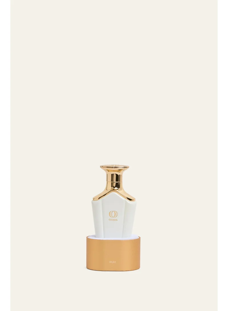 Ousha Ousha Ruh Eau de Parfum 75ml – Elegant Fragrance with Jasmine, Mandarin, Orange Blossom, White Musk, Vanilla & Cedarwood