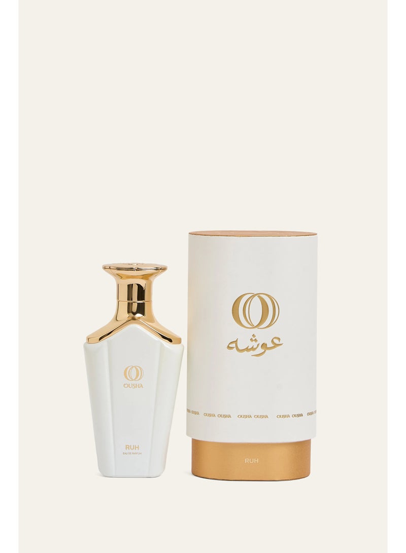 Ousha Ruh Eau de Parfum 75ml – Elegant Fragrance with Jasmine, Mandarin, Orange Blossom, White Musk, Vanilla & Cedarwood - Image 1