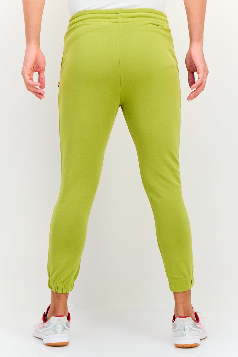 Levi's Men Regular Fit Brand Logo Sweatpants, Olive - Image 3