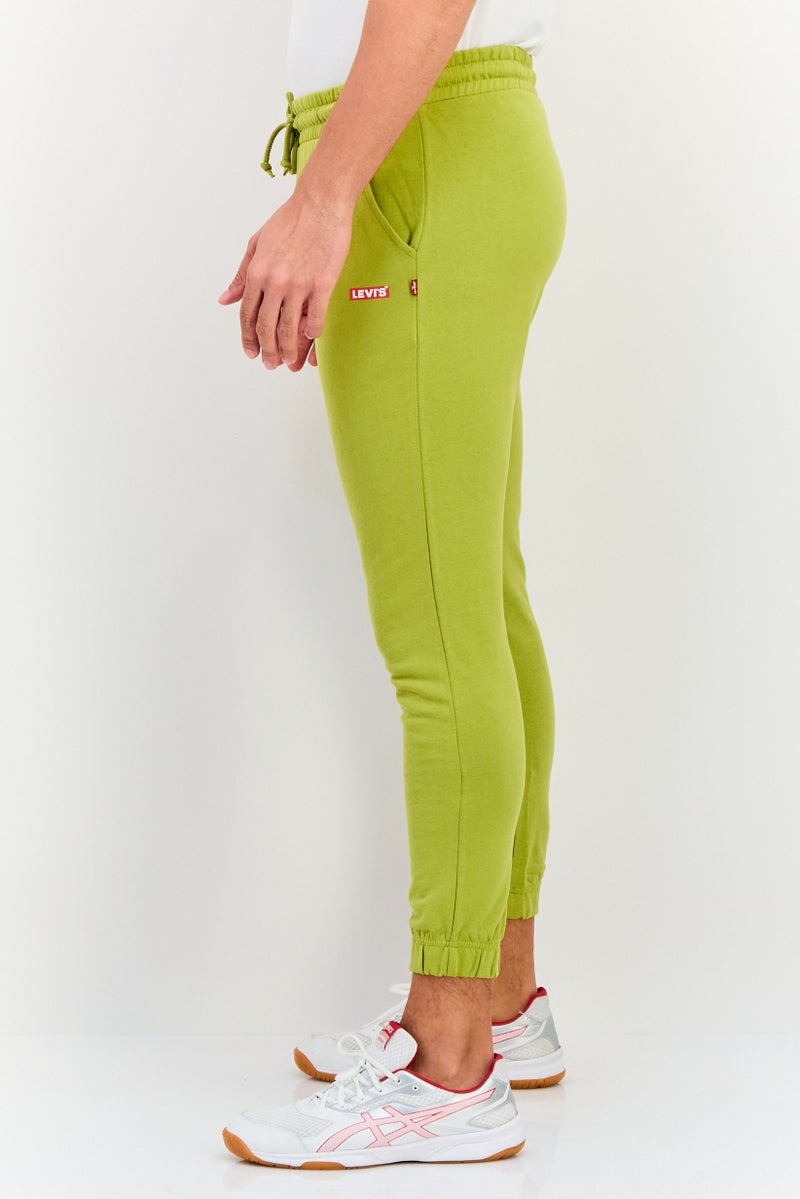 Levi's Men Regular Fit Brand Logo Sweatpants, Olive - Image 2