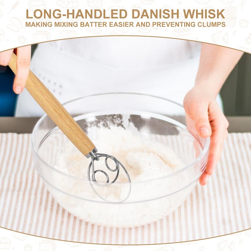 TNELTUEB مجموعة سلال تخمير الخبز TNELTUEB، تشمل سلة دائرية 10 بوصات وسلة بيضاوية 9.6 بوصات من الخوص، خفاقة العجين، مكشطة، شفرة، قماش - طبيعي - Image 4