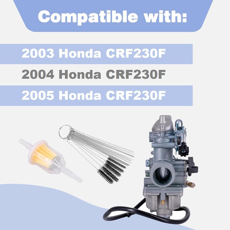 CULMKARI كاربراتير CULMKARI مع مجموعة أدوات تنظيف فوهة الكربون ل Honda CRF230F من 2003-2005 - Image 2