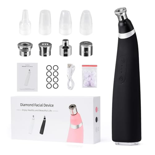 IeBilif Diamond Microdermabrasion Machine 3 Modes Diamond Microdermabrasion Dermabrasion Machine for Blackhead Removal Portable Microdermabrasion Tool with 8 Diamond Tips - Image 1
