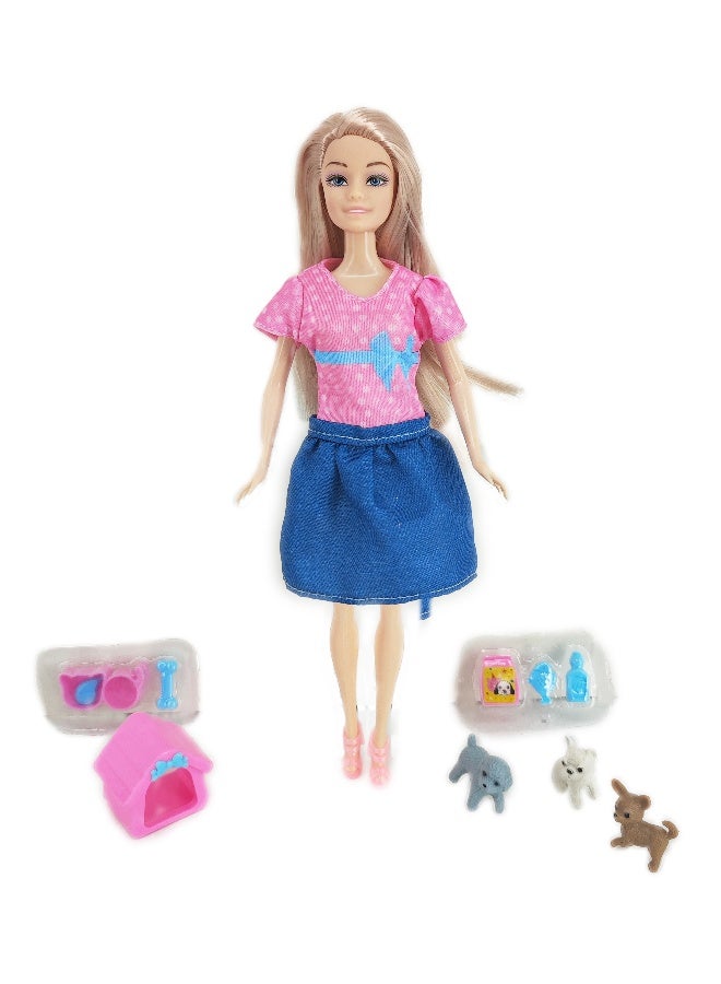 Elissa The Fashion Capital Home w/Pets Collection 11.5 inch Basic Doll - Style I - Image 2