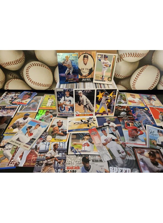 300+ Baseball Cards | 10+ Hall-of-Famers | Dozens of All-Stars | Cards from 1980-Today | Perfect for Kids and Adults - Image 2