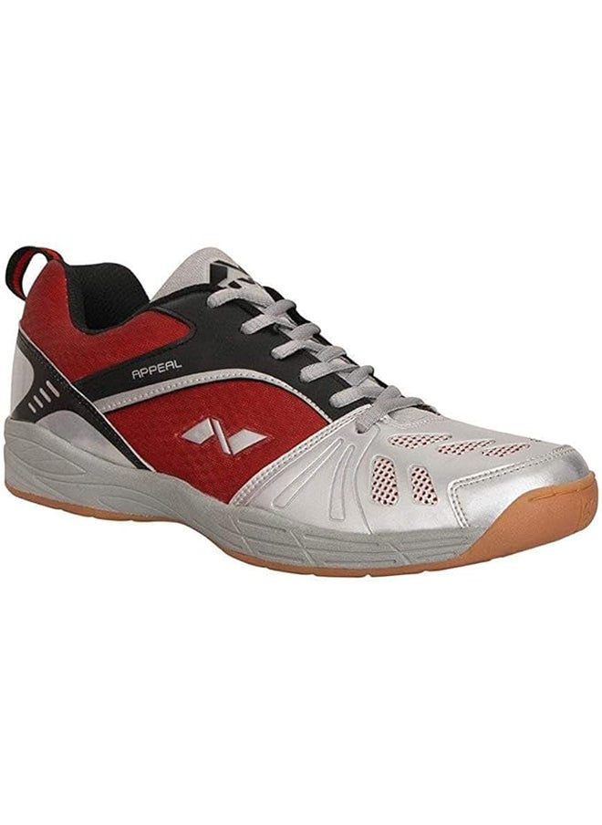 Nivia Appeal Badminton Shoes | 6UK / 7US / 40EU | Material Type: Ethylene Vinyl Acetate,Mesh | Lace-Up | Support & Stability  - Image 1