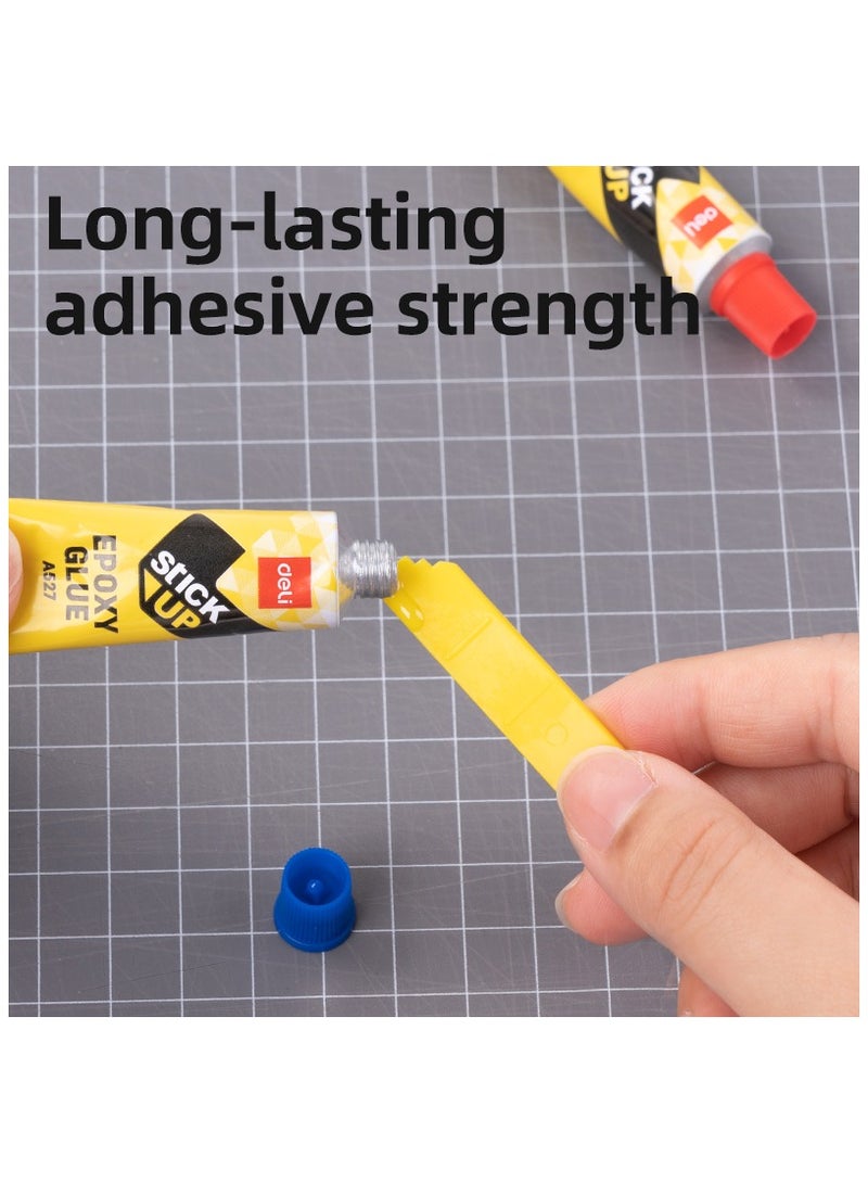 ديليEA527 غراء إبكسي 10 غرام×2، شفاف – مثالي للإصلاحات القوية والربط الصناعي - Image 5