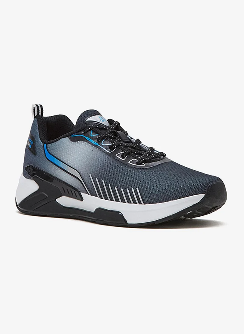 كامبس Men Caret-N Bubble Yoga Max Lace-Up Running Shoes-Black