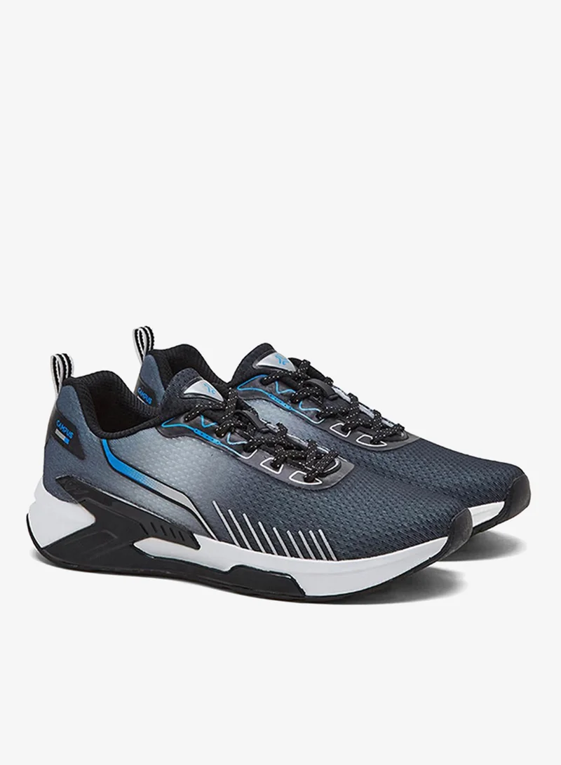 Campus  Men Caret-N Bubble Yoga Max Lace-Up Running Shoes-Black for Men | Best Price UAE