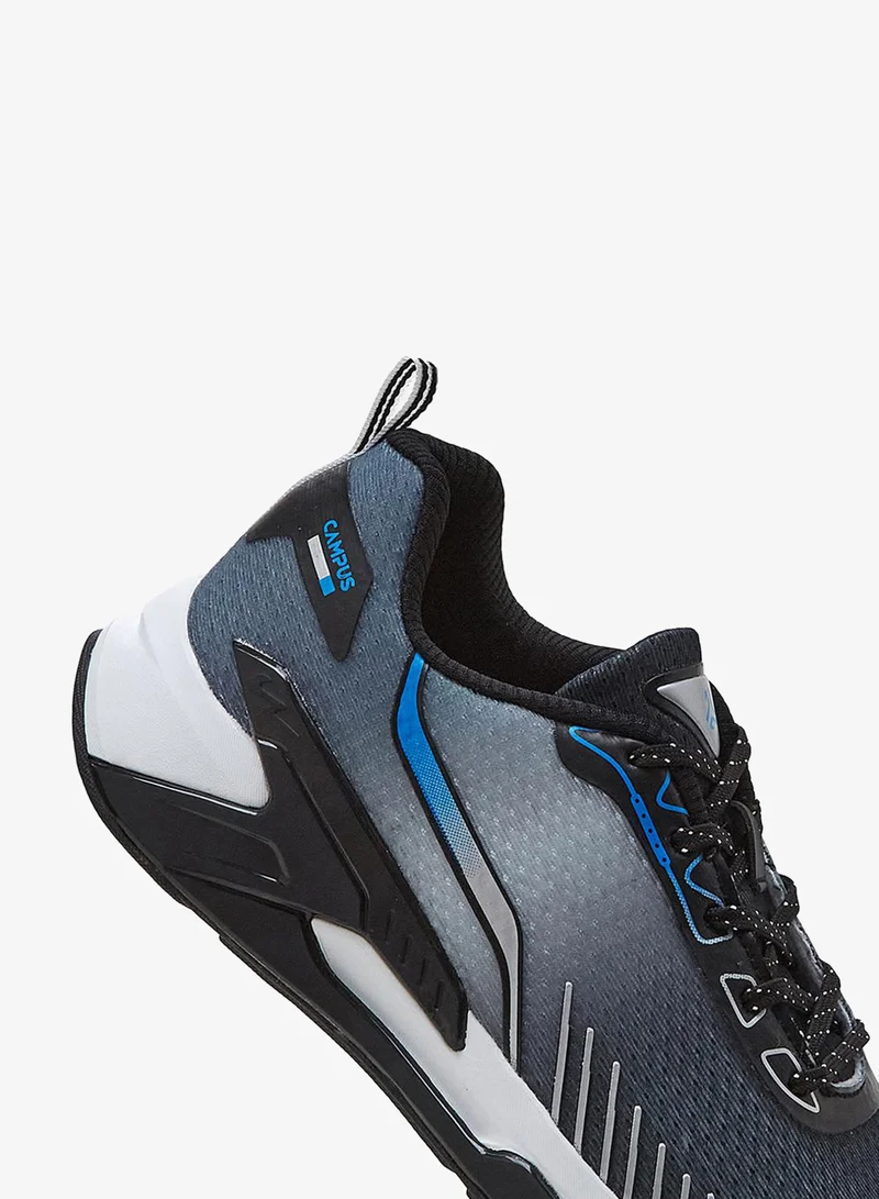 Campus  Men Caret-N Bubble Yoga Max Lace-Up Running Shoes-Black for Men | Best Price UAE