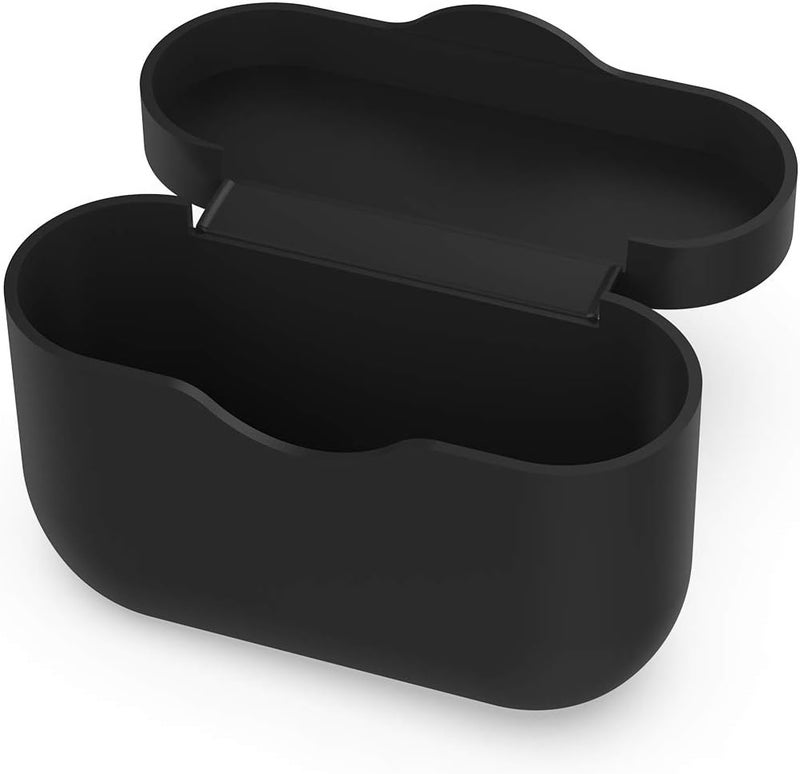 Disscool Silicone Case Cover for Sony WF-1000XM3 Charger Case, Soft Anti Drop Silicone Protective Case Cover for Sony WF-1000XM3 Charger Case(Silicone Black) - Image 1