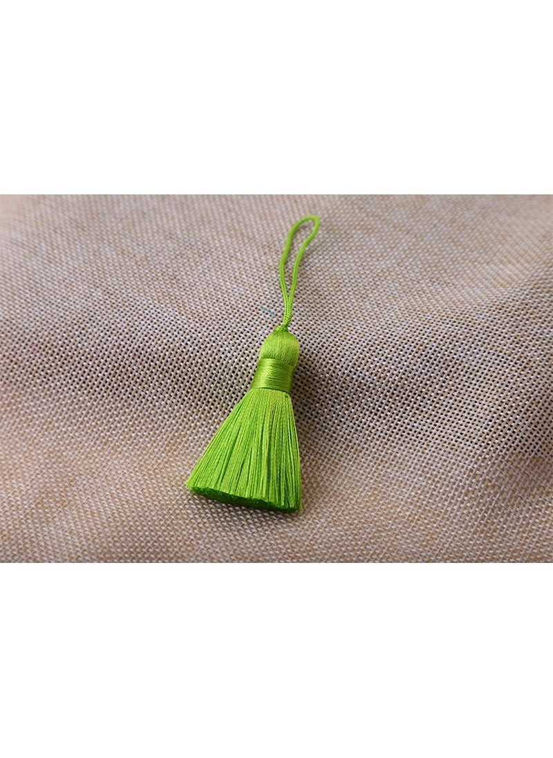 Generic 1 x 5 pcs 5cm Tassel Charm Bookmark Clothing Pendant Fruit Green