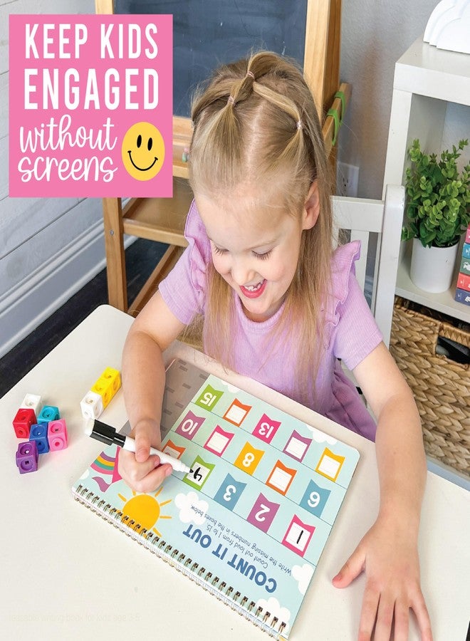 Hadley Designs ABC Tracing Books for Kids Ages 3-5 - Preschool Learning Activities, Dry Erase Writing Practice for Kids, Reusable Alphabet Letter Tracing PreK Workbooks Age 4-5, Pre K Graduation Gifts - Image 4