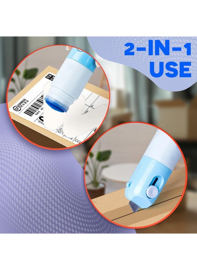 V TOWER - 2Pcs Liquid Paper Correction Fluid Thermal Paper Correction Fluid - Package Opener Box Opener And Privacy Protection Paper Artifact Cover It Correction Fluid - 2 In 1 Thermal Paper Eraser & Box Cutter - Image 1