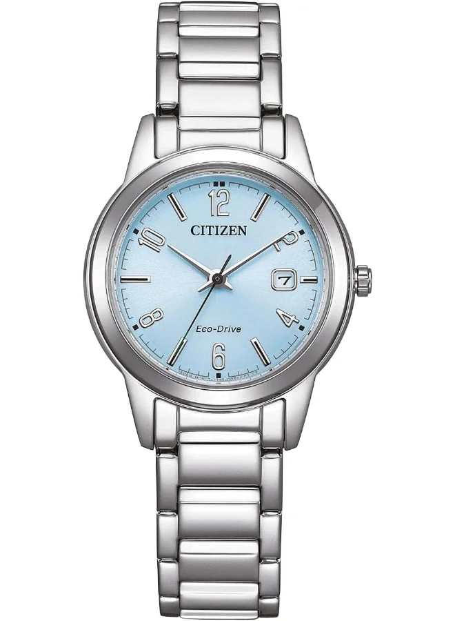 CITIZEN Citizen Women Analogue Eco-Drive Watch with Stainless Steel Strap FE1241-71L