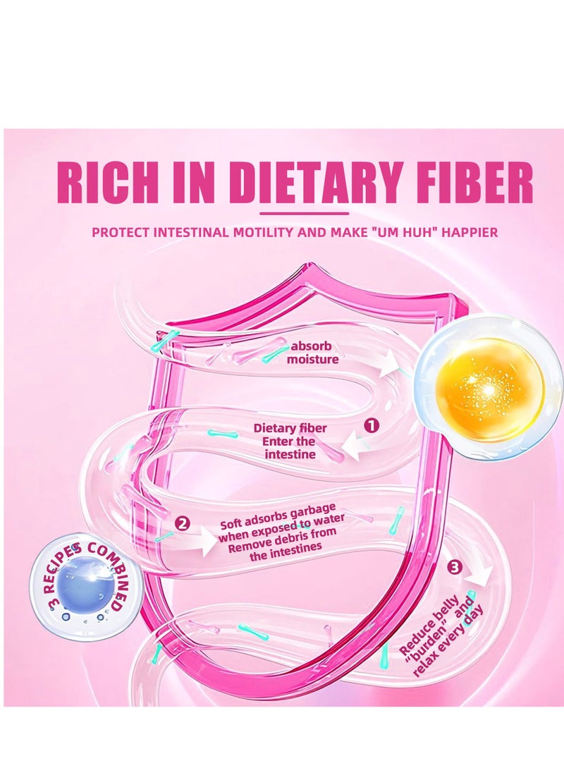 BIYODE Probiotics Slimming Jelly,Diet And Detox For Feminine Health &Digestive Support Dietary Supplement Prune Flavor 10 Sticks  - Image 3