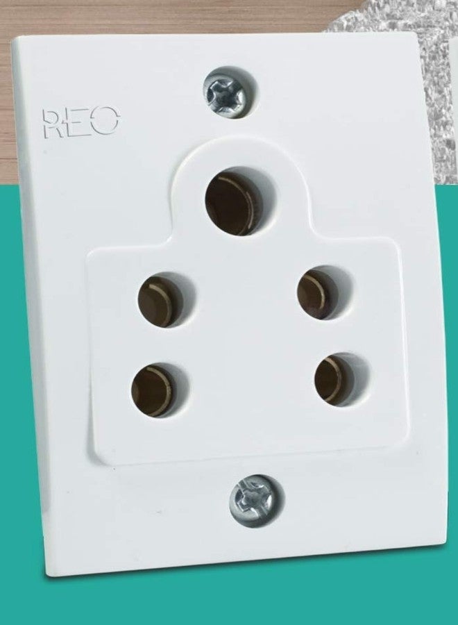 ريو مقبس REO 6A ثلاثي الأطراف بدون غطاء، عبوة من 10 قطع - Image 2