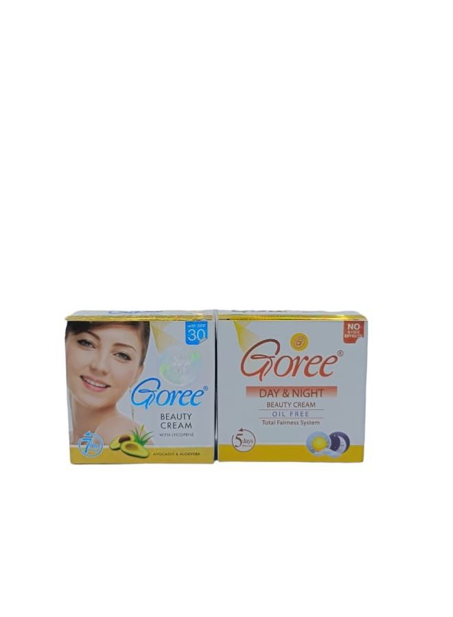 Generic Gouri day and night cream to lighten the skin 2 pieces  - Image 2