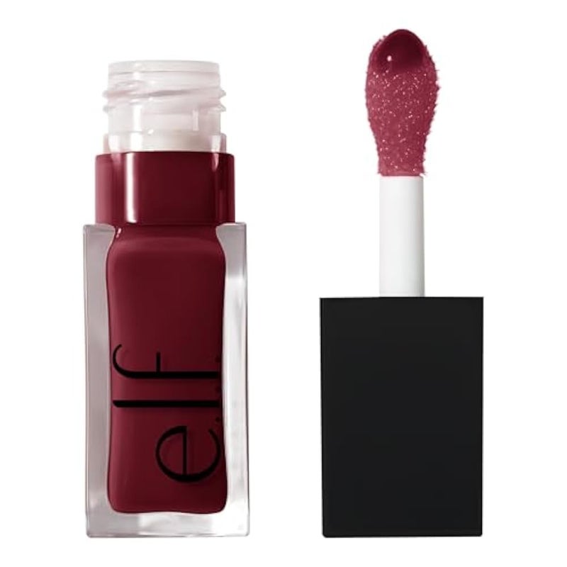 elf e.l.f. Glow Reviver Lip Oil, Nourishing Tinted Lip Oil For A High-Shine Finish, Infused With Jojoba Oil, Vegan & Cruelty-Free, Jam Session - Image 1
