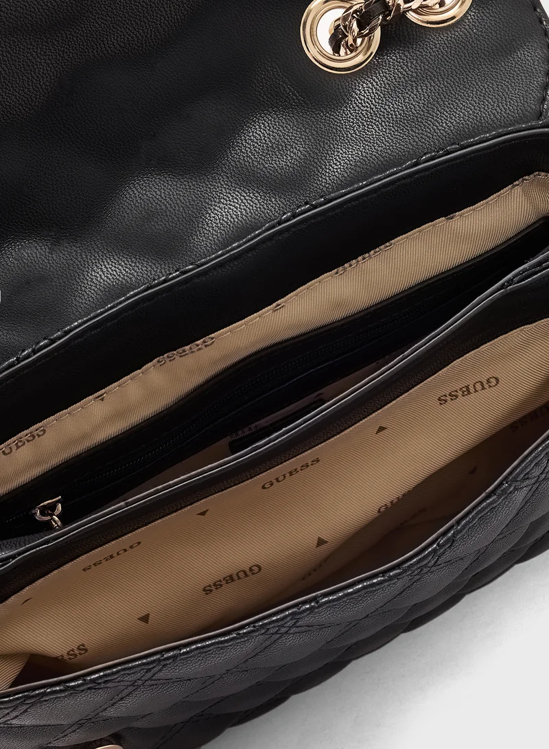 GUESS Giully II 2 Compartment Convertible Flap