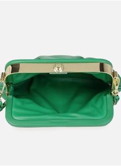 Haute Sauce Gleaming Green Cross Body Bag+Handbag  - Image 2
