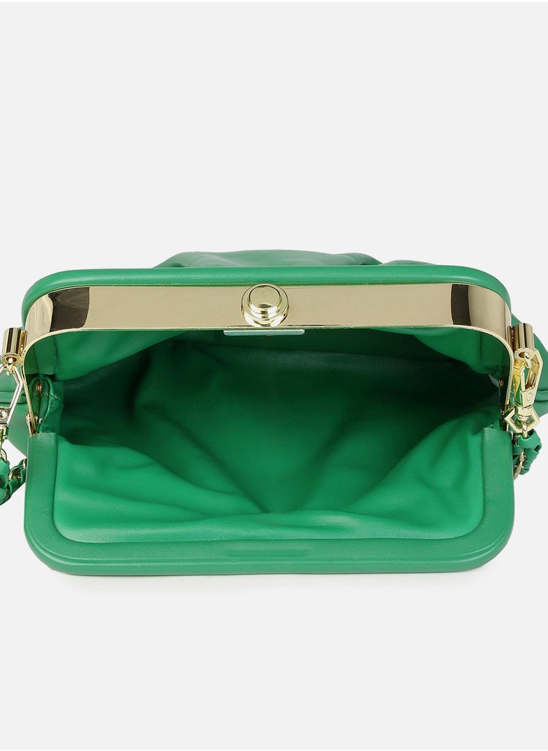Haute Sauce - Gleaming Green Cross Body Bag+Handbag - Image 1