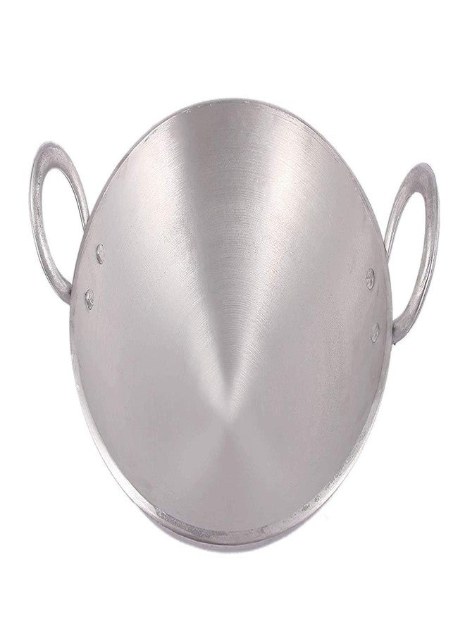 Shopsidex Traditional Kitchen Aluminium Fry Kadai for Cooking 4 Litter kadhai - Image 4