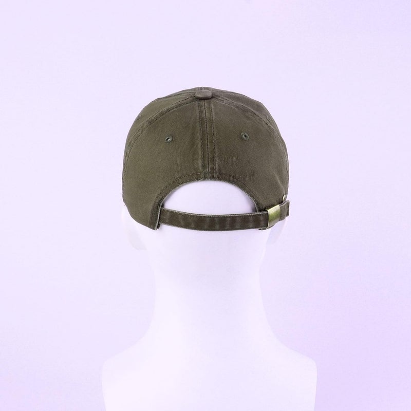 LANGZHEN Unisex Baseball Cap 100% Cotton Fits Men Women Washed Denim Adjustable Dad Hat - Image 5