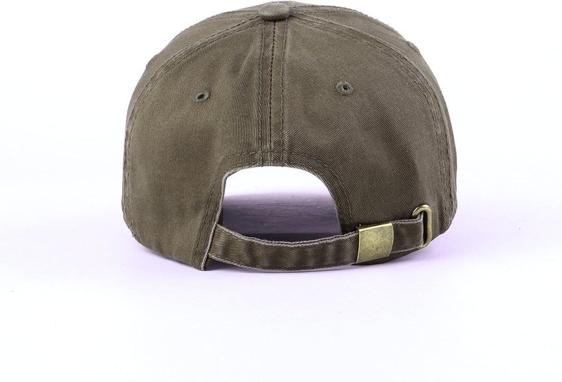 LANGZHEN Unisex Baseball Cap 100% Cotton Fits Men Women Washed Denim Adjustable Dad Hat - Image 3