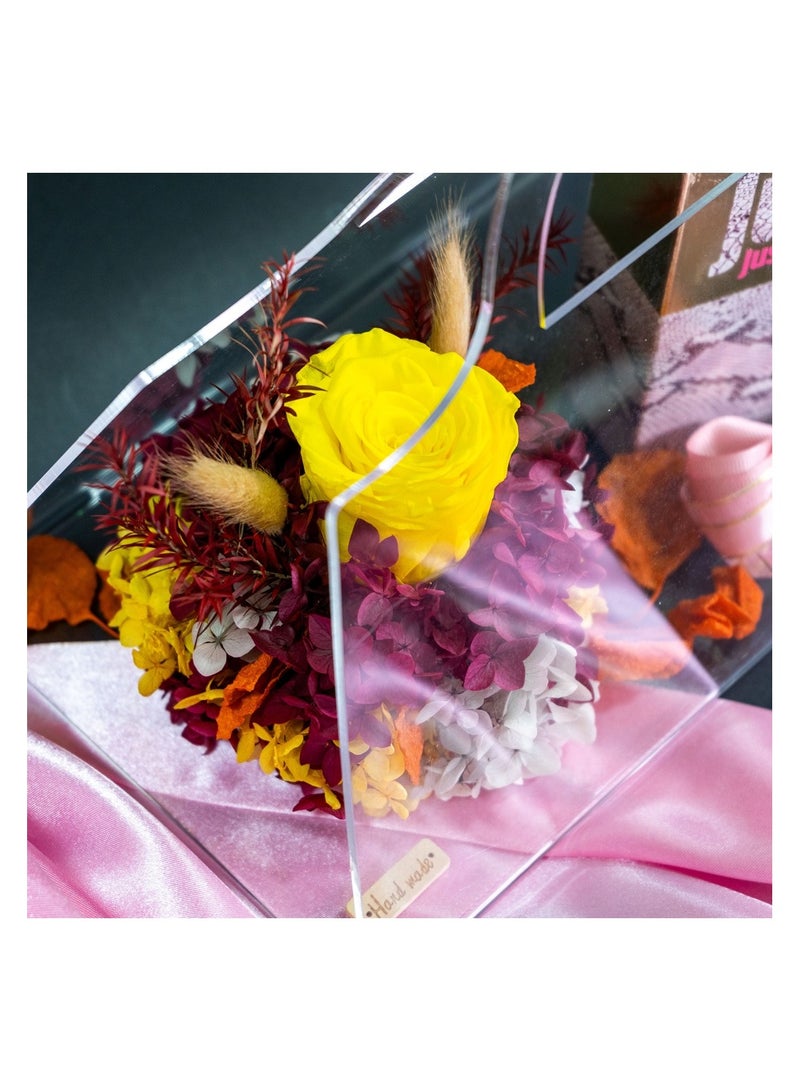   صوفيا طبيعة حقيبة أكريليك إنفينيتي محفوظة زهرة-عطر كافالي - Image 1