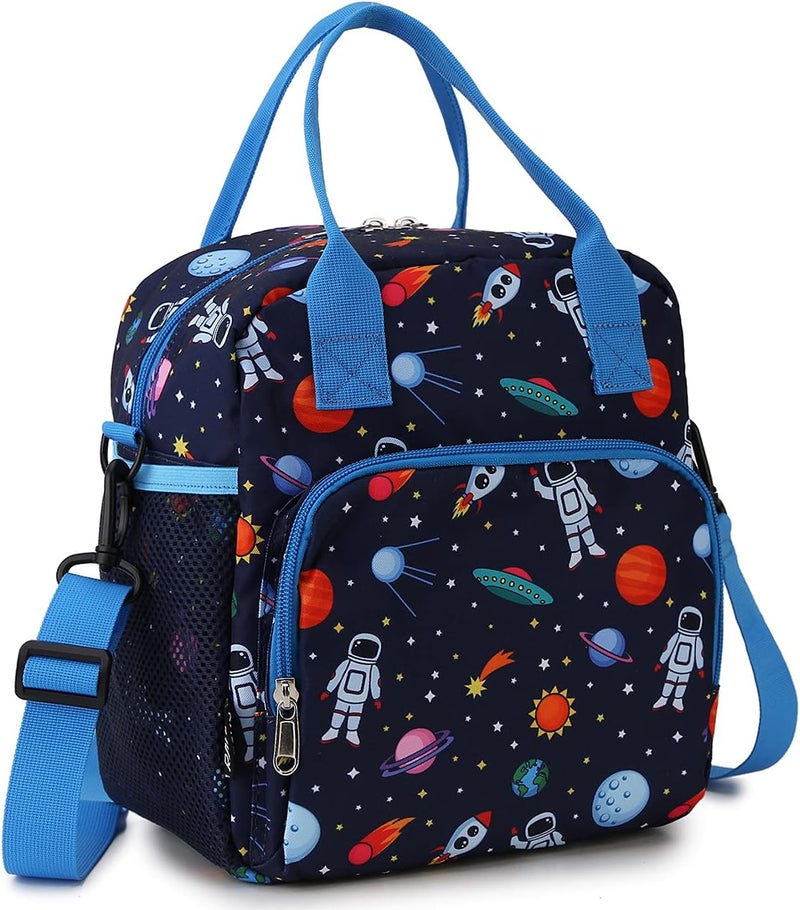 RAVUO Lunch Bag for Kids, Insulated Lunch Box Large Thermal School Lunch Cooler for Girls and Boys with Detachable Shoulder Strap - Image 1