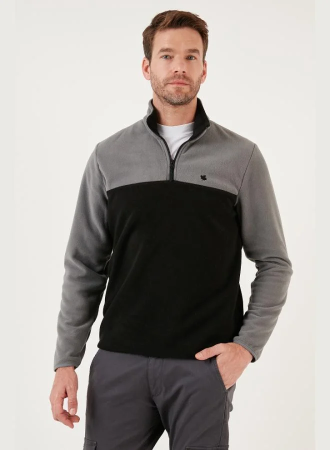 Buratti  Buratti Regular Fit Anti-Pilling Non-Pilling Standing Collar Winter Raised Polar Fleece Men's POLAR 5906016 for Men | Best Price UAE