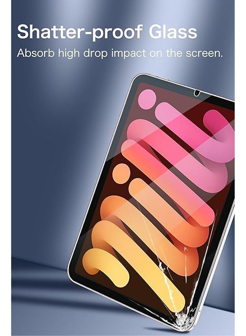 NAFCO For iPad Mini (A17 Pro) - Tempered Glass Screen Protector – High Transparency, Delicate Touch, Anti-Explosion, Smooth Arc Edges, Easy Installation, Screen Protector for iPad Mini (A17 Pro) - Image 2