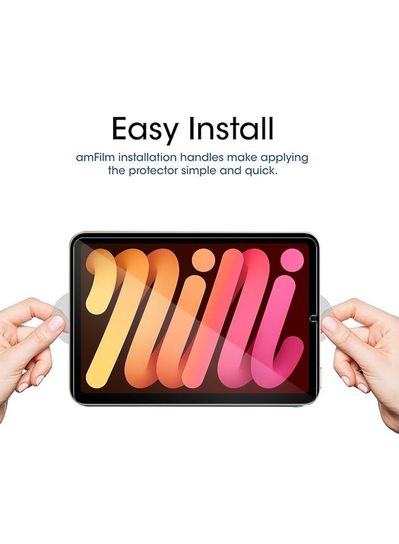 NAFCO For iPad Mini (A17 Pro) - Tempered Glass Screen Protector – High Transparency, Delicate Touch, Anti-Explosion, Smooth Arc Edges, Easy Installation, Screen Protector for iPad Mini (A17 Pro) - Image 4