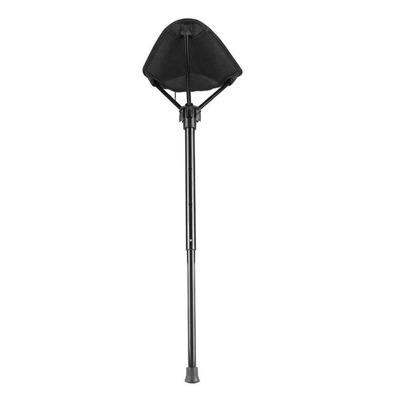 Adjustable Telescopic Folding Stool Portable Single Leg Chair For Outdoor Camping - Image 1